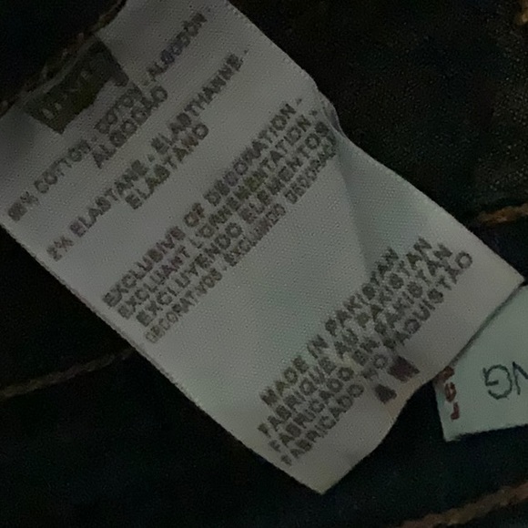 EUC LEVI’S 512 STRAIGHT JEANS SIZE 4 - Picture 8 of 8